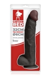 Gode XXL Prodigy Black 32 x 6 cm - Captain Red Gode XXL Prodigy Black 32 x 6 cm - Captain Red